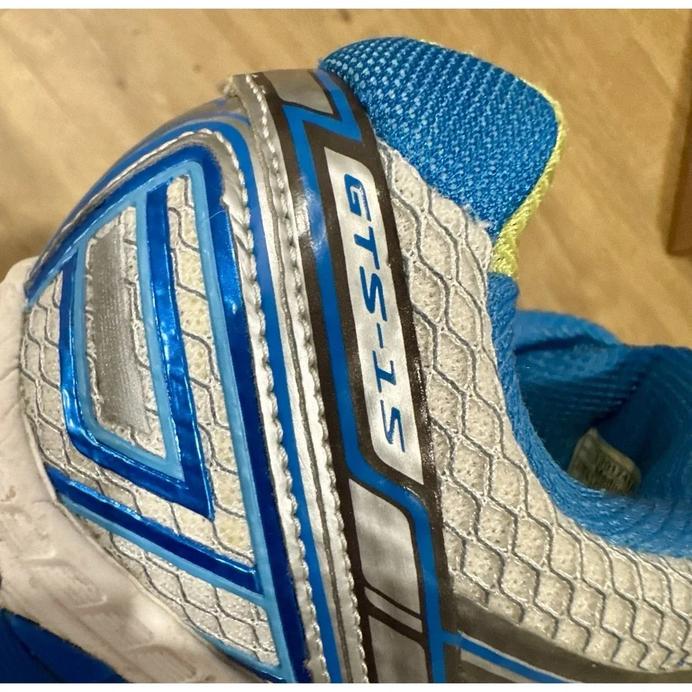 Brooks Adrenaline GTS 15 Running Shoes Blue Silver 1201741B179 Women's Size 8 B